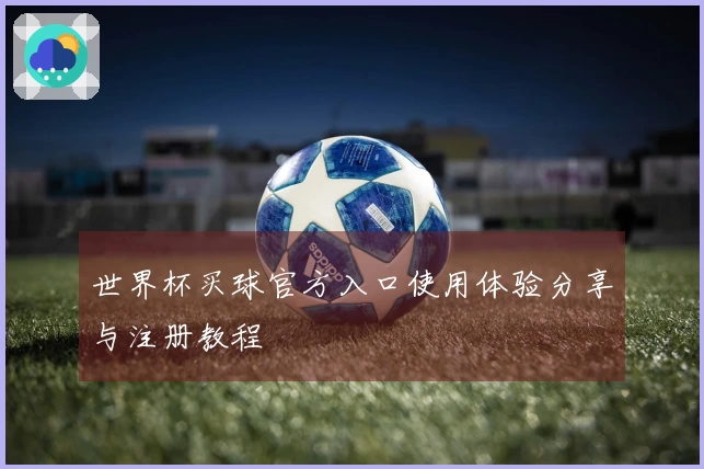 世界杯买球官方入口使用体验分享与注册教程
