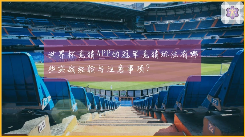世界杯竞猜APP的冠军竞猜玩法有哪些实战经验与注意事项？