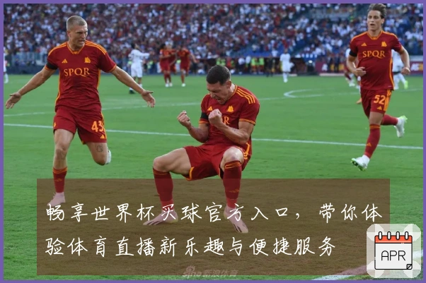 畅享世界杯买球官方入口，带你体验体育直播新乐趣与便捷服务